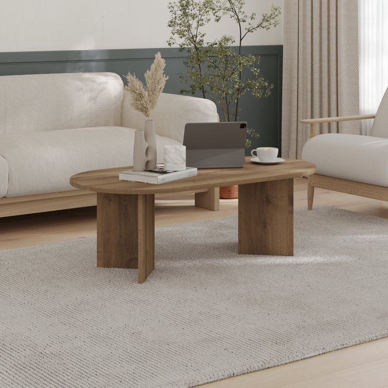 Coffee Table, Sable 119cm Oval Coffee Table Hitit