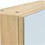 Armoire de salle de bain murale avec miroir, armoire à pharmacie, armoire de rangement au-dessus de la toilette avec tablettes et porte-serviettes-58323922