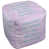 Mauve / bleu sarcelle contrastant