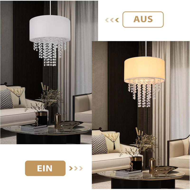 1 - Light Stainless Stee Cylinder Pendant