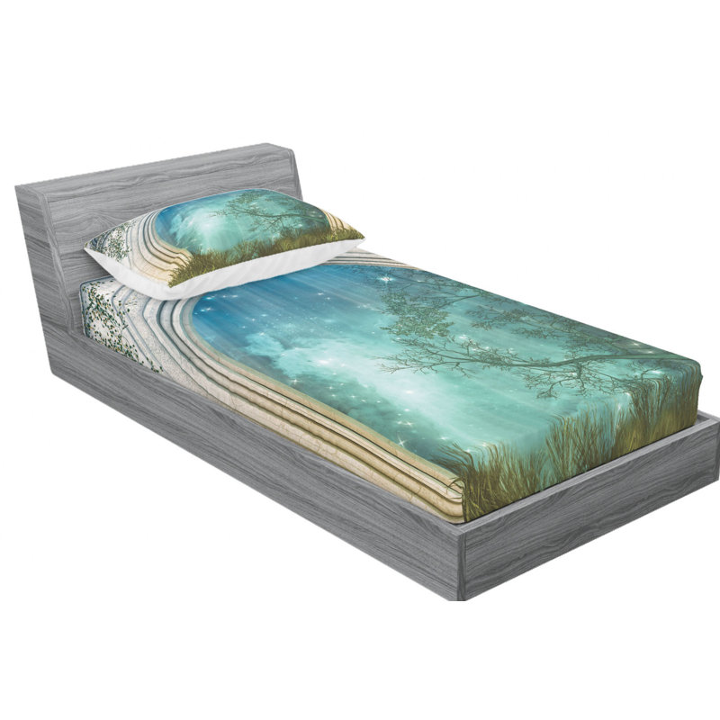 Microfiber Sheet Set, Twin XL Sheet Set with Fitted Sheet