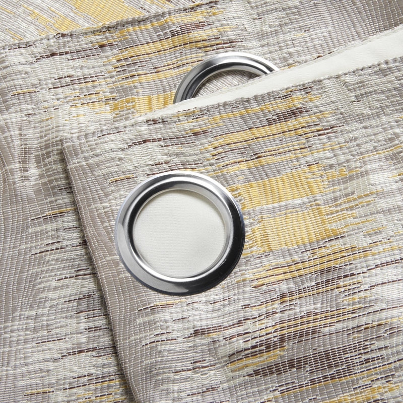 Auberon Eyelet Room Darkening Curtains, Ochre, Width 229 x Drop 229cm