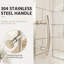 Privdr Ajustement de la largeur de la porte de douche pivotante avec cadre pivotant de 56 à 60 po x H 71 po sans découpe en verre trempé transparent de 1/4 po-104850280