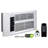 King Electric Electric Wall Mounted Space Heater with Adjustable Thermostat , Remote Included and with Digital Display-50198857-50198859