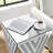Silver Mirror Table