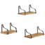 3 Piece Bracket Shelf