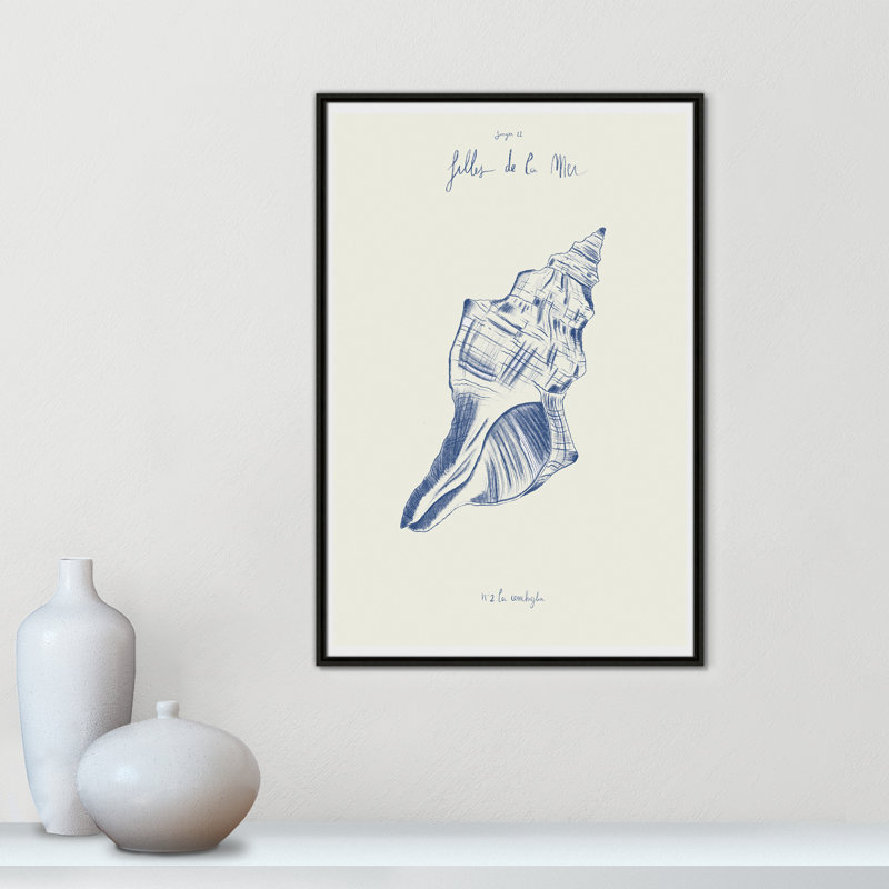 «Filles de la mer II» par Mora, H 37,5 po x l 25,5 po, Flottant espresso