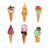 Ice Cream Cones Tablecloth - Indoor/Outdoor Home Decor