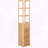 Tall Bamboo Linen Tower with Drawer & Slatted Shelves