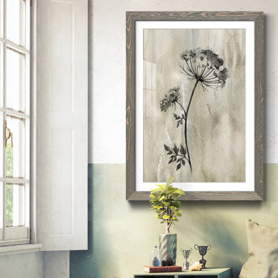 " Sumi-e Silhouette I " Painting Print