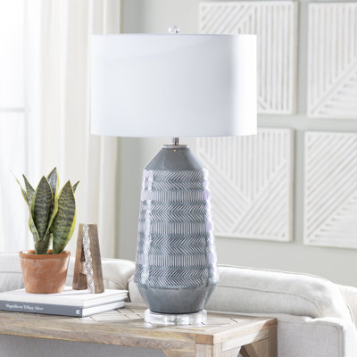 Lampe de table en cristal Lohan