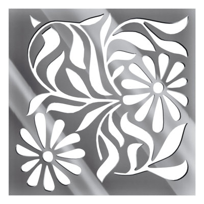 Panneaux muraux décoratifs en acrylique Barryton, moyen, l 15 3/8 po x H 15 3/8 po x T 1/8 po, miroir argenté