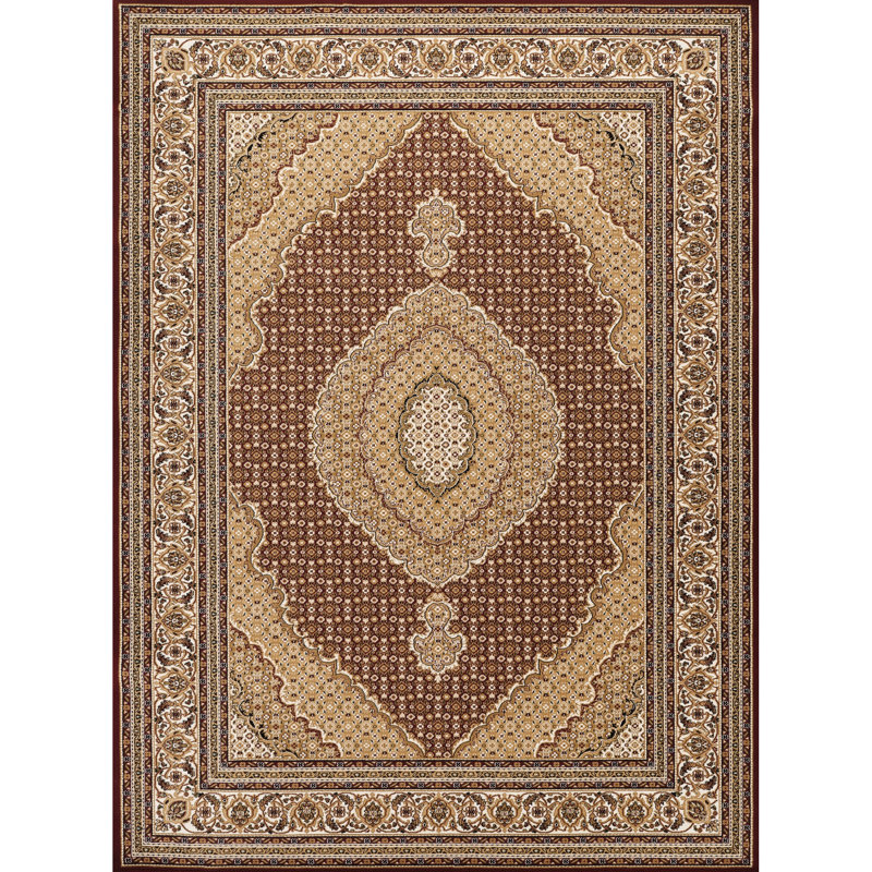Polypropylène fabriqué à la machine 2 pi Tapis rouge X 3