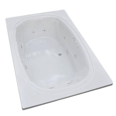 St. Lucia 78'' x 47.625'' Whirlpool Bathtub