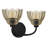 Whitecap 2-Light Mottled Cocoa Vanity Light-1288434086-1288434087-1288434084