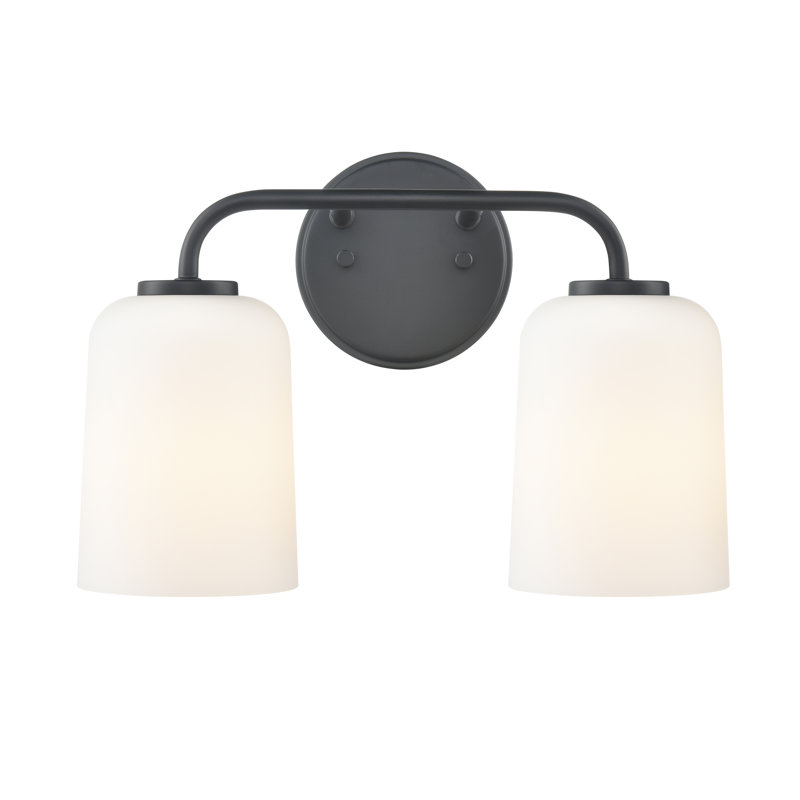 Londonderry 14" Wide 2-Light Vanity, Matte Black