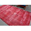 Tapis turc antique rouge vif avec des motifs complexes pour la décoration intérieure