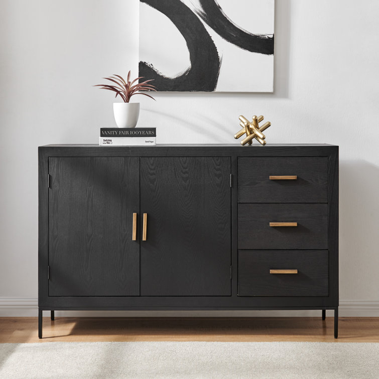 Latitude Run Agros 140cm Wide 3 Drawer Sideboard | Wayfair.co.uk