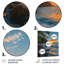 Photo panoramique de la plage rocheuse au lever du soleil III - Décoration murale plage-164219152-164219159
