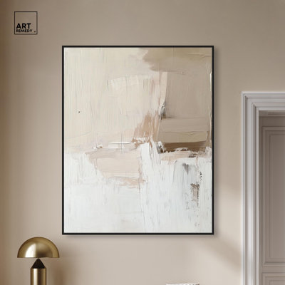 Canvas of Neutrality Canvas Neutral Boho by Art Remedy