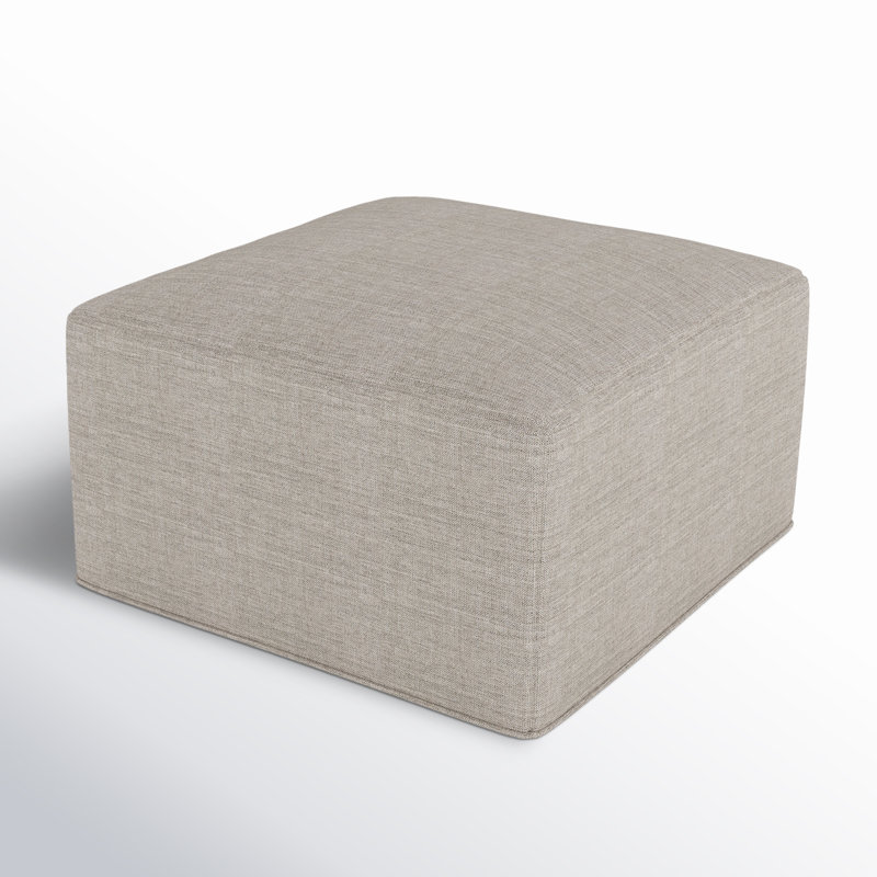  Repose-pieds extérieur Praia Sunbrella®, Toile Sunbrella® argent coulé