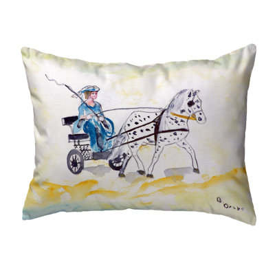 Outdoor Reversible Throw Pillow