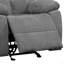 Fauteuil inclinable gris chenille