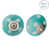 Turquoise/White