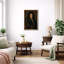 17e siècle, œuvre de Philosophile, photos de portrait d'intellectuel classique, impression sur toile encadrée-123634450-123634453