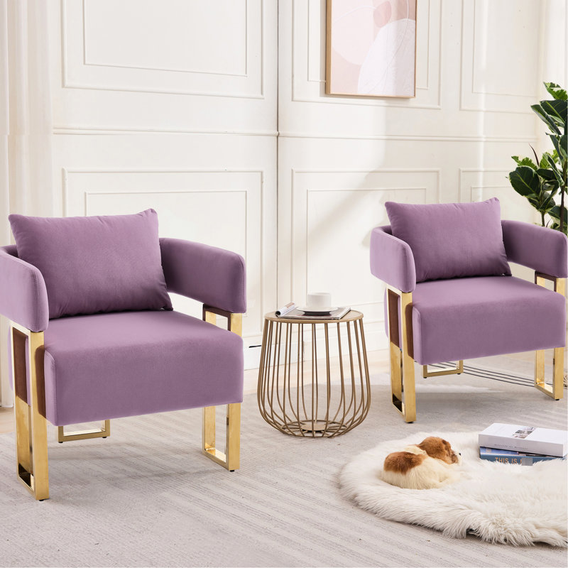 , Velours, chaise décorative à 1 place, salle de réception, bureau, soutien solide, design tendance