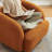 37Inch Upholstered Arm Chair With Wood Legs-1677107502