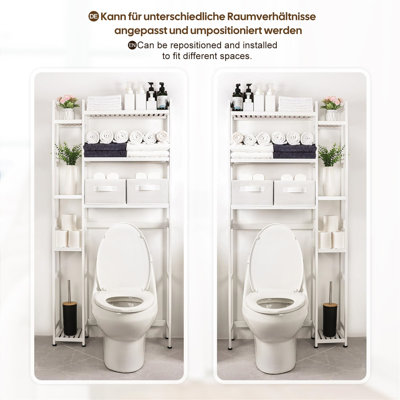 Birju Bamboo Over The Toilet Storage