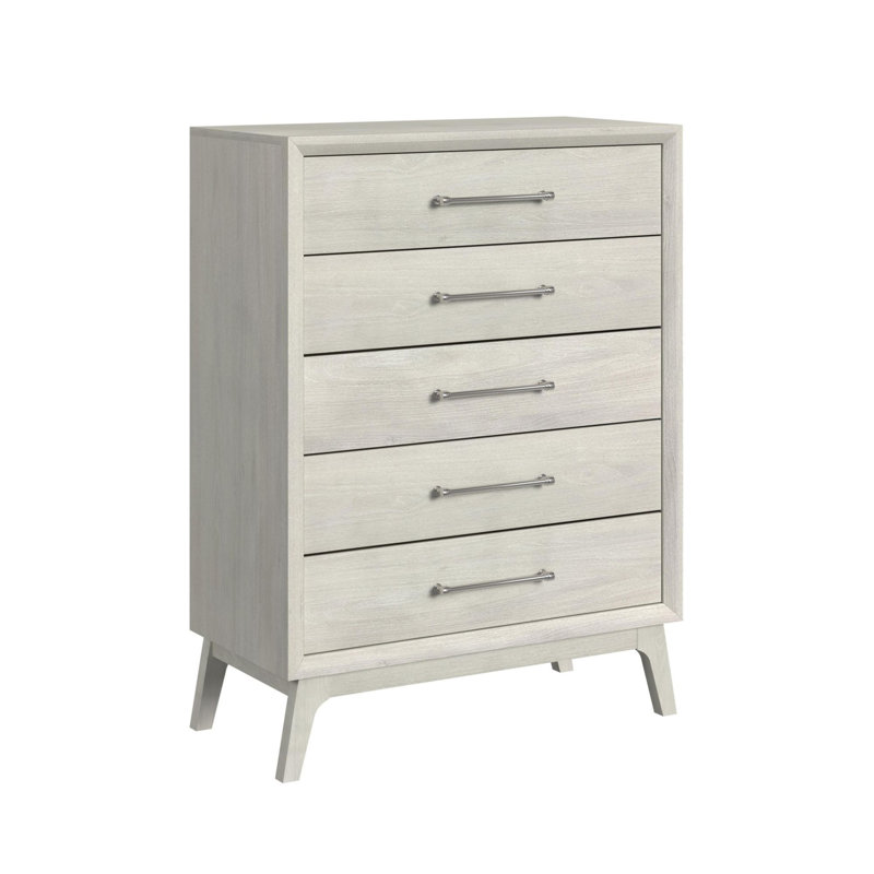 Weathers 5-Drawer Chest in Almond