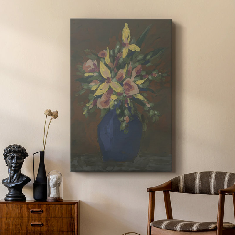 Bouquet foncé II - galerie Cavas sur mesure, H 27 po x l 18 po