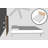 Leaner Style Panel Headboards Solid Wood Weathered Finish-416859063-411384763