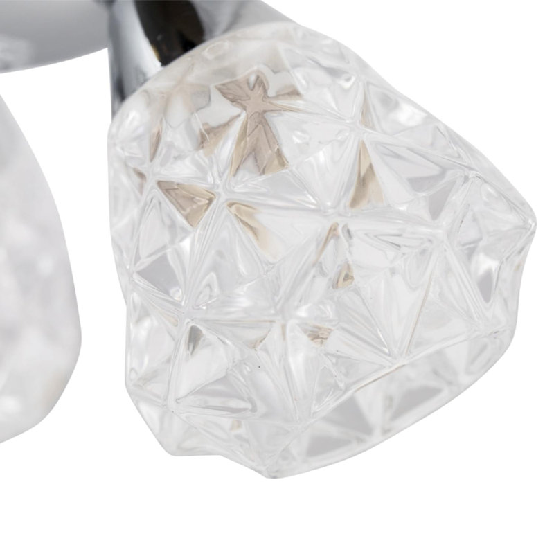 Petronia Glass Semi Flush Mount