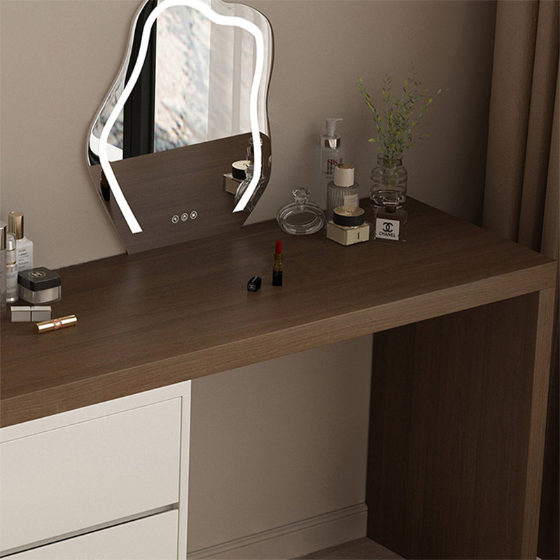 Makeup Vanity with Light mirror,6 drawers