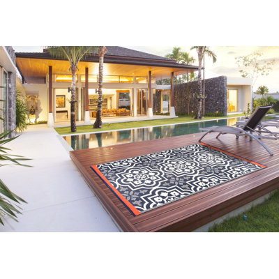 Aldo Performance Ikat Indoor / Outdoor Rug
