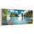 Floating Frame Natural Wood