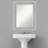 Barkad Closed Corner Frame Flat Wall Mirror