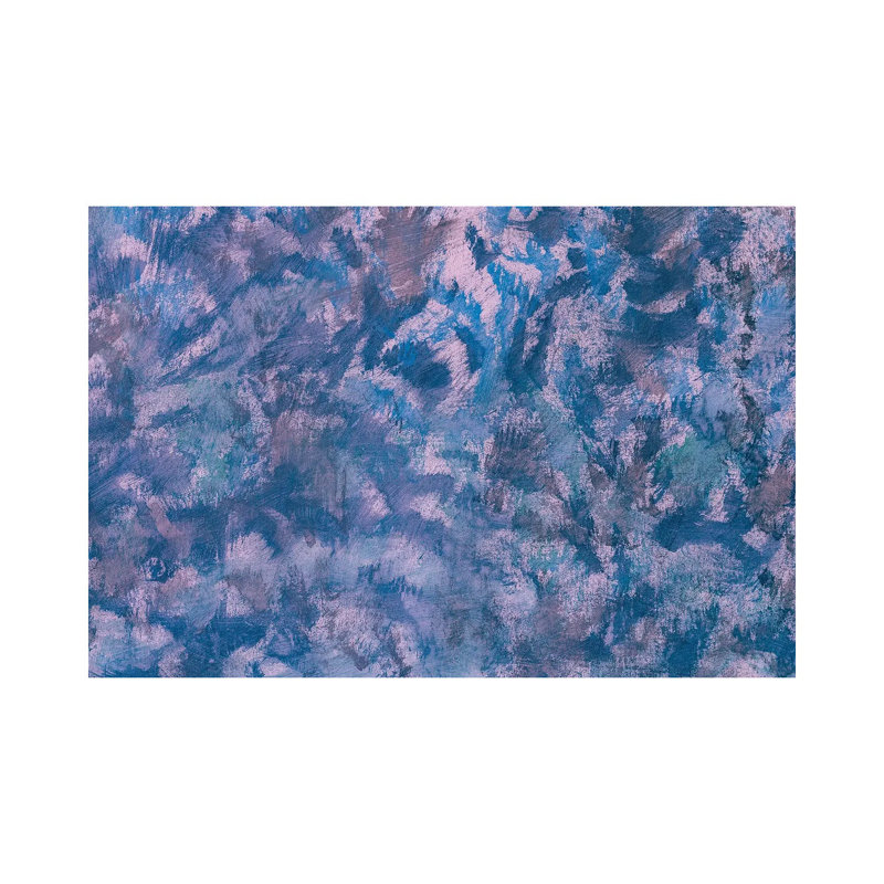 Retro Abstract Watercolor by Valery Rybakow - Wrapped Canvas Gallery-Wrapped Canvas Giclée, 20.32 cm H x 30.48 cm W