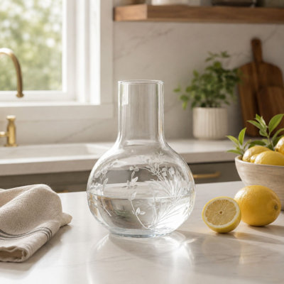 Carafe en verre gravé Shiraz