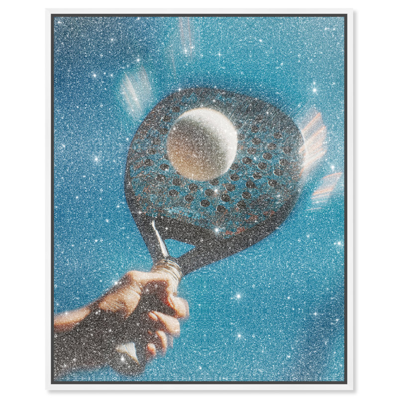 Instant Momentum Print by Oliver Gal, 31"H x 25"W, White Floater Frame