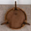 Table basse ronde à chevrons 36,61 "