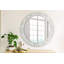 Huldar Glass Flat Wall Mirror