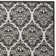 Emmanuel Damask Grey Area Rug