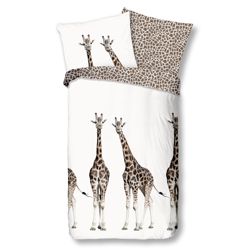Animal Print Duvet Cover Set with Pillowcases