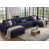 Dark Blue Chenille