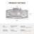 Katyanna 19.7'' Flush Mount Crystal Ceiling Fan With Light Kit & Remote Control-1634507093