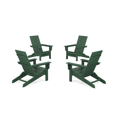 POLYWOOD by AllModern Plastic Folding Adirondack Chair